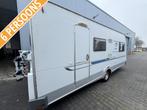 6 persoons Knaus Sport 500 FDK met voortent, Caravans en Kamperen, Bedrijf, Treinzit, Dwarsbed, Schokbreker