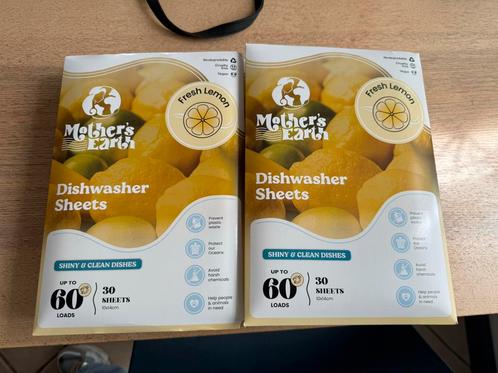 Mothers Earth vaatwasstrips fresh lemon, Huis en Inrichting, Schoonmaakartikelen, Schoonmaakmiddel, Ophalen of Verzenden