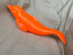 Rolly Toys Made Western Germany oranje plastic dolfijn, Antiek en Kunst, Ophalen of Verzenden
