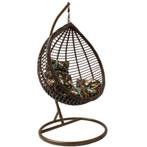 Rijoka Hangstoel Eggy Original Bruin Large, Ophalen