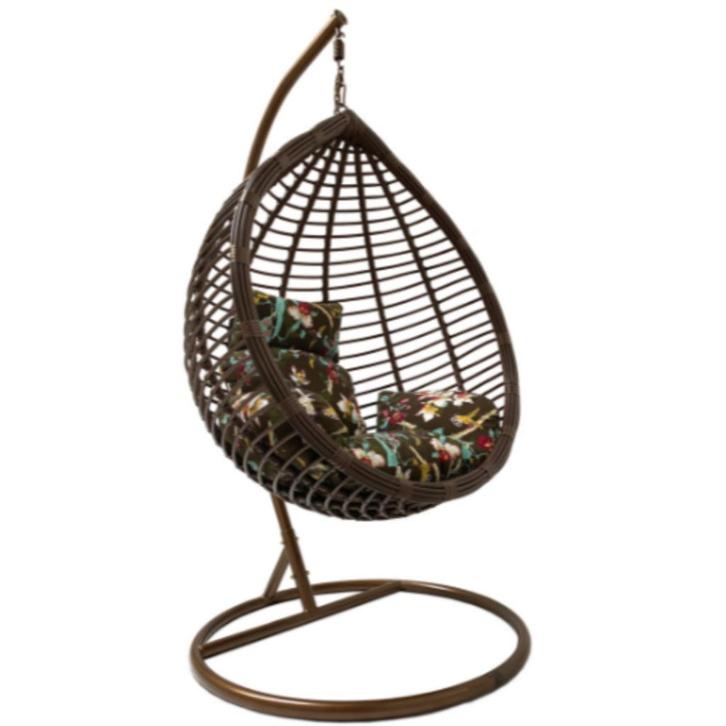 Rijoka Hangstoel Eggy Original Bruin Large, Huis en Inrichting, Overige Huis en Inrichting, Ophalen