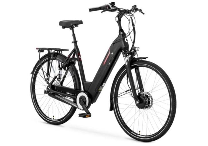 E-Bike Amslod Newton F-LV 59CM 540Wh Zwart Nieuw in Doos, Fietsen en Brommers, Elektrische fietsen, Nieuw, Overige merken, 59 cm of meer