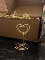 Gouden tafel naam kaartjes - 50 stuks, Overige materialen, Overige typen, Ophalen of Verzenden, Zo goed als nieuw