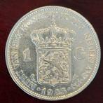 1 Gulden 1923 - Wilhelmina, 1 gulden, Zilver, Ophalen of Verzenden, Koningin Wilhelmina