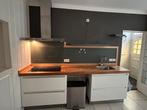Hoogglans witte keuken, Huis en Inrichting, Keuken | Complete keukens, Ophalen, Gebruikt, Wit, Dubbelwandige keuken