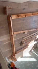 Houten ledikant 1.40met lage pootjes met lattenbodem, Huis en Inrichting, Ophalen, Gebruikt, Eenpersoons, 140 cm