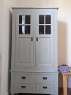Gratis toffe massief houten kledingkast grijsgroene kleur, Huis en Inrichting, Ophalen, Zo goed als nieuw, 50 tot 75 cm, 150 tot 200 cm