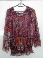Doorzichtige zwart/wit/rood/oranje/grijs/bruin/paarse blouse, Ophalen, Zo goed als nieuw, Maat 38/40 (M), Overige kleuren