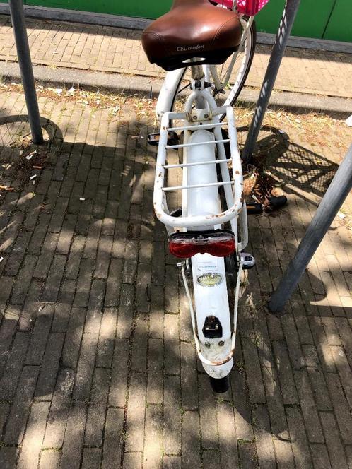 Cortina Transport meisjes fiets wit, Fietsen en Brommers, Fietsen | Meisjes, Gebruikt, 22 inch, Versnellingen, Ophalen