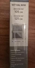 Bruynzeel raamhor S500 aluminium 105x125 wit - hor raam, Overige typen, Minder dan 200 cm, Nieuw, Ophalen