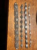 Zilveren Armbandjes - Vintage Look, Ophalen of Verzenden, Gebruikt, Zilver, Zilver