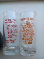 Ajax glas 1994 1995 Europees kampioen oranje elftal 1988., Verzamelen, Glas en Borrelglaasjes, Ophalen, Zo goed als nieuw, Bierglas