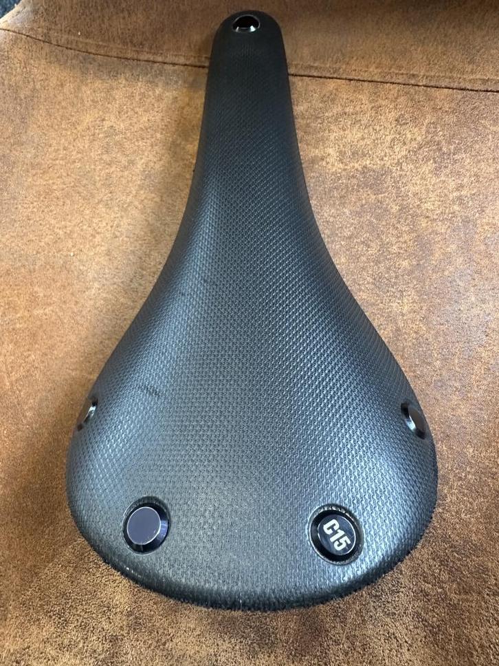 Brooks c15 fiets zadel, Fietsen en Brommers, Fietsaccessoires | Overige Fietsaccessoires, Gebruikt, Ophalen of Verzenden