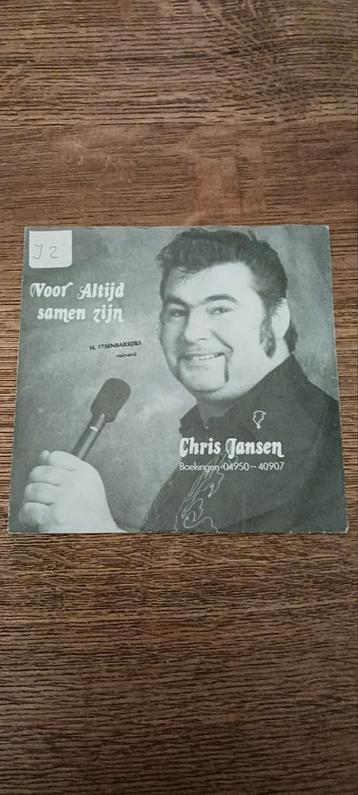 SINGLE CHRIS JANSEN  voor altijd samen / BENNY VAN HELDEN  beschikbaar voor biedingen