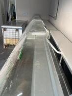 2x platentoonbank 2,5 m per stuk, Steen of Klei, Ophalen of Verzenden, Zo goed als nieuw, Minder dan 5 m²