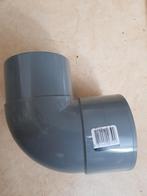 Haakse bocht 100 mm, Doe-het-zelf en Verbouw, Buizen en Afvoer, Bochten, Pvc, Nieuw, Ophalen of Verzenden