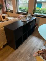 Kallax kast zwart 2x4, Huis en Inrichting, Kasten | Boekenkasten, Ophalen, Met plank(en), Kunststof, Gebruikt