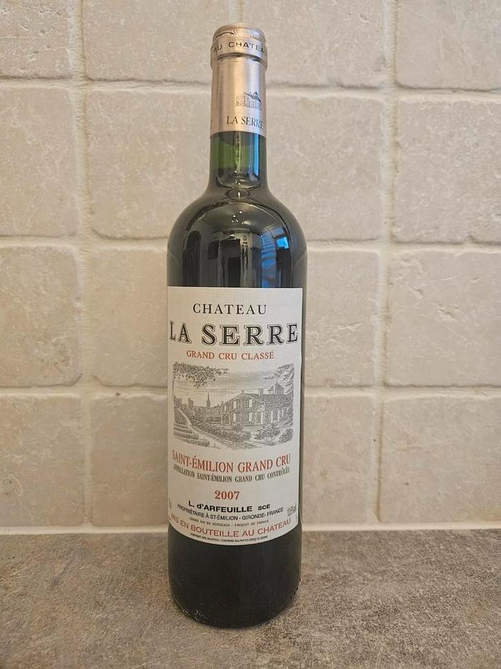 Château La Serre Saint-Émilion Grand Cru 2007, Verzamelen, Wijnen, Nieuw, Rode wijn, Frankrijk, Vol, Ophalen of Verzenden