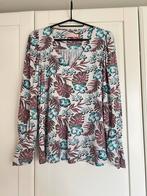 Studio anneloes flower blouse M army/fuchsia/emerald, Maat 38/40 (M), Ophalen of Verzenden, Zo goed als nieuw, Roze