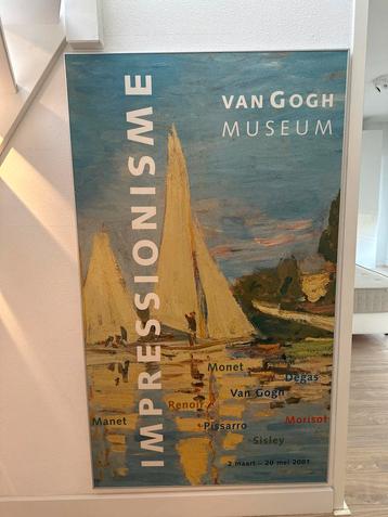 One of a kind! Impressionisme Poster + Aluminium Lijst beschikbaar voor biedingen