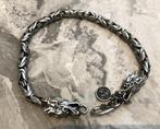 Armband Tibet zilver massief 'Draak' Flexibel 21 CM -NIEUW-, Sieraden, Tassen en Uiterlijk, Armbanden, Ophalen of Verzenden, Nieuw