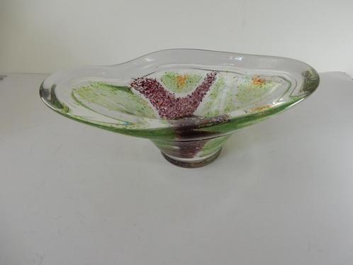 Max Verboeket Unica schaal  Palet, Antiek en Kunst, Antiek | Glas en Kristal, Ophalen of Verzenden