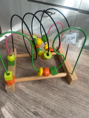 Houten Kralenbaan Baby Speelgoed beschikbaar voor biedingen