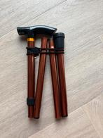 Nieuwe koperkleurige opvouwbare wandelstok., Ophalen of Verzenden, Verstelbaar, Nieuw