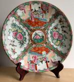 Grote Chinese Cantonese famille rose bord / schaal Chinees, Antiek en Kunst, Verzenden