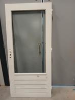 Vuren achterdeur, rechtsdraaiend, draadglas, Ophalen, Gebruikt, 80 tot 120 cm, Overige typen
