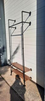 Aangeboden Nieuwe Industriële Wandkapstok met Legplanken, Ophalen, Nieuw, Hout, Wandkapstok