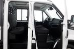 Iveco Daily 35C14 136pk E6 Open Laadbak D.C. Trekhaak 3500kg, Auto's, Bestelauto's, Gebruikt, Euro 6, Iveco, 7 stoelen