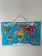 JANOD  magnetische landkaart kids vanaf 7 jaar, 2000 tot heden, Ophalen of Verzenden, Wereld, Landkaart