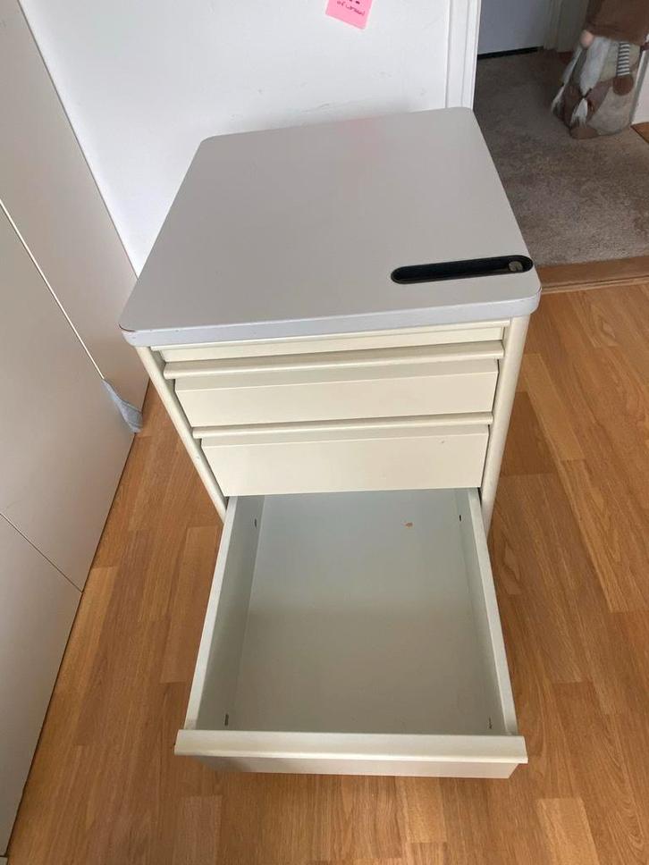 Ladeblok onder bureau - 3 laden + pennenlade, Huis en Inrichting, Kasten | Dressoirs, Gebruikt, Minder dan 50 cm, 25 tot 50 cm