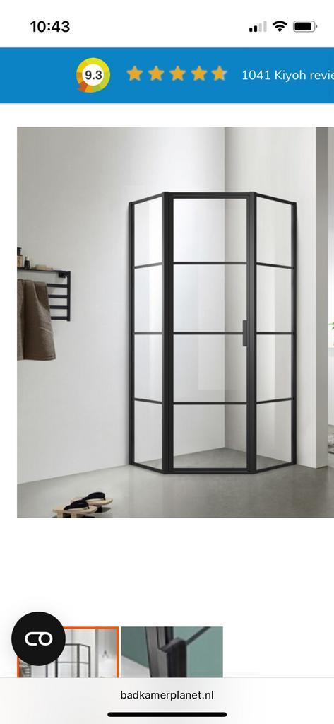 Douchewanden vijfhoek 90X90 cm, Huis en Inrichting, Badkamer | Complete badkamers, Nieuw, Ophalen of Verzenden