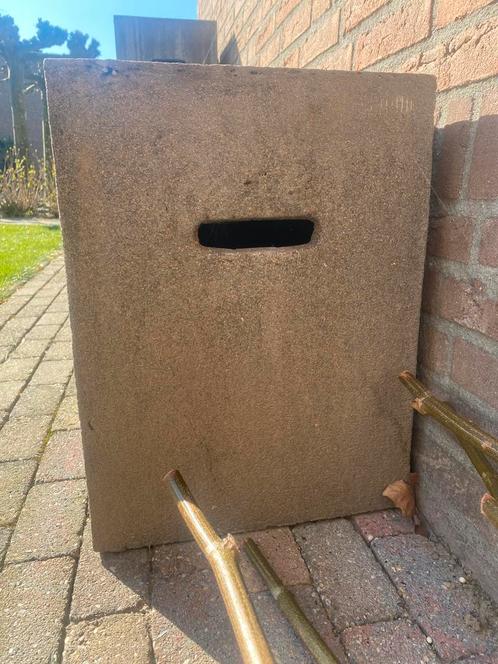 8 sokkels Beton grijs, Tuin en Terras, Bloempotten, Zo goed als nieuw, Tuin, Minder dan 40 cm, 25 tot 40 cm, Vierkant, Ophalen