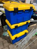 3x kunststof plastic kist box afsluitbaar stevig, Doe-het-zelf en Verbouw, Kratten en Dozen, Ophalen, 100 cm of meer, 60 cm of meer