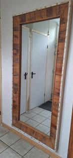 Grote houten spiegel 195x95 cm, Huis en Inrichting, Woonaccessoires | Spiegels, Ophalen, Gebruikt, 75 tot 100 cm, 150 tot 200 cm