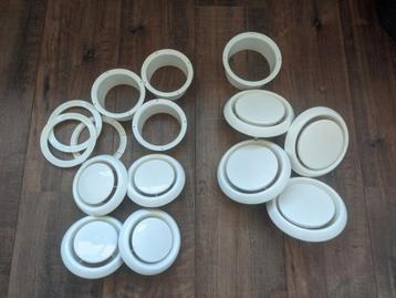 125mm en 160mm ventilatie ventielen toevoer en afvoer beschikbaar voor biedingen