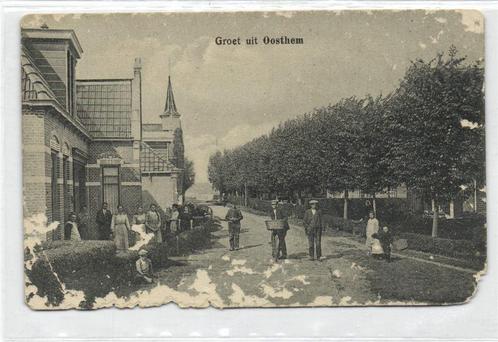 Groet uit Oosthem - B-keus - gelopen, Verzamelen, Ansichtkaarten | Nederland, Gelopen, Voor 1920, Ophalen of Verzenden