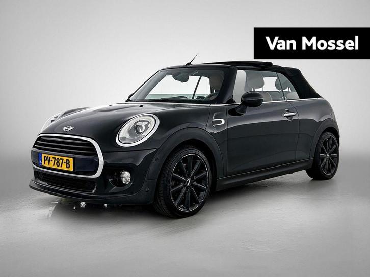 Mini Mini Cabrio 1.5 Cooper Chili Serious Business | LEDER |, Auto's, Mini, Bedrijf, Te koop, Cabrio, ABS, Achteruitrijcamera