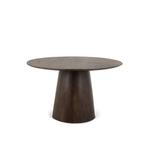 Eettafel rond Jade mango hout donker gekleurd 4 maten | Webs, Modern design, Rond, Nieuw, Ophalen of Verzenden