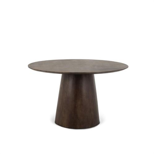 Eettafel rond Jade mango hout donker gekleurd 4 maten | Webs, Huis en Inrichting, Tafels | Eettafels, Nieuw, 100 tot 150 cm, 100 tot 150 cm