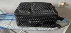 Koffer zwart/wit, Ophalen, 50 tot 60 cm, Zo goed als nieuw, Minder dan 35 cm