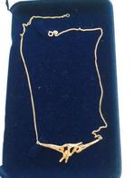 14 karaat gouden ketting van Edelsmid, Sieraden, Tassen en Uiterlijk, Verstelbaar, Verzenden, Zo goed als nieuw, Goud