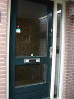 HARDHOUTEN VOORDEUR, Doe-het-zelf en Verbouw, Deuren en Horren, Ophalen, Gebruikt, 80 tot 100 cm, 215 cm of meer
