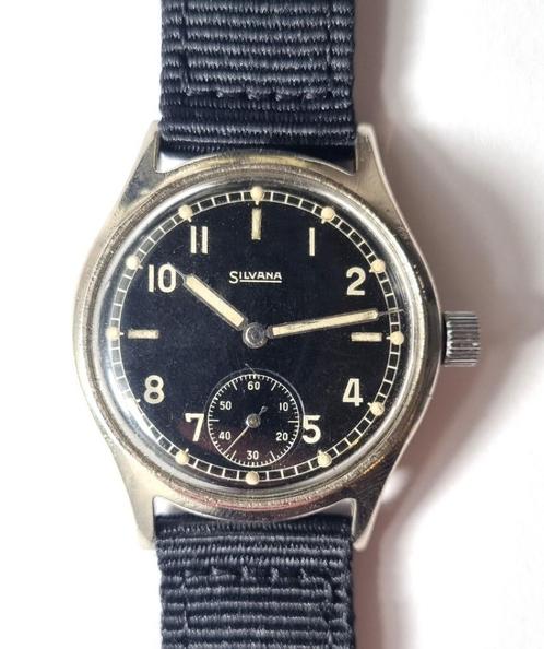 Dienstuhr Silvana DH wehrmacht horloge Mint staat, Verzamelen, Militaria | Tweede Wereldoorlog, Landmacht, Duitsland, Ophalen of Verzenden