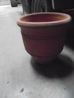 terracotta bloempot, Rond, Ophalen of Verzenden, Zo goed als nieuw, Terracotta
