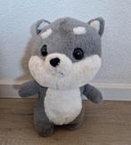 Knuffel paper duck husky kawaii cafe mimi shiba inu grijs, Ophalen of Verzenden, Zo goed als nieuw, Overige typen