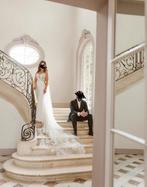 Enzoani Unique Bruidsjurk Maat 38 - Zo Goed Als Nieuw!, Ophalen of Verzenden, Zo goed als nieuw, Wit, Trouwjurk